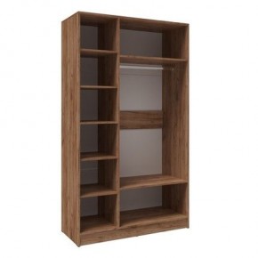 Шкаф Вегас 1200 Дуб крафт табачный/Дуб крафт белый в Глазове - glazov.mebel24.online | фото 2