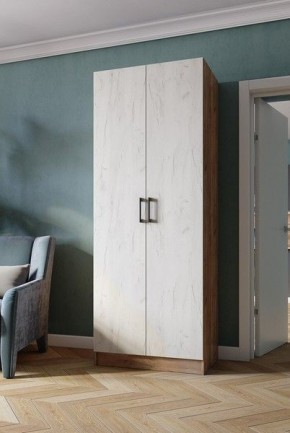 Шкаф Вегас 800 Дуб крафт табачный/Дуб крафт белый в Глазове - glazov.mebel24.online | фото 1