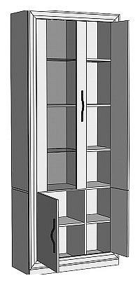 Шкаф-витрина Нобиле ШВтВ-ФСД-ФГК в Глазове - glazov.mebel24.online | фото 2