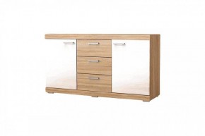СОНАТА КС-1500 Комод (дуб сонома/белый глянец) в Глазове - glazov.mebel24.online | фото
