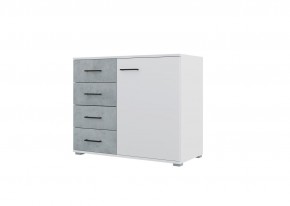 Спальный гарнитур NOVA (модульный) белый/бетон в Глазове - glazov.mebel24.online | фото 7