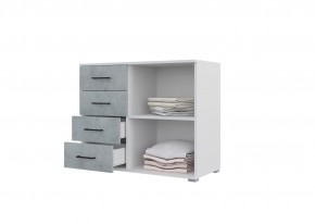 Спальный гарнитур NOVA (модульный) белый/бетон в Глазове - glazov.mebel24.online | фото 8