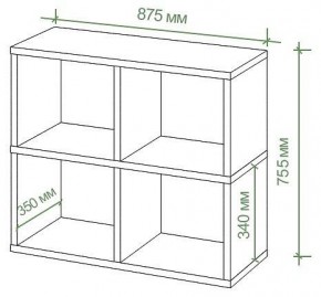 Стеллаж Бартоло СПД 2-2 в Глазове - glazov.mebel24.online | фото 2