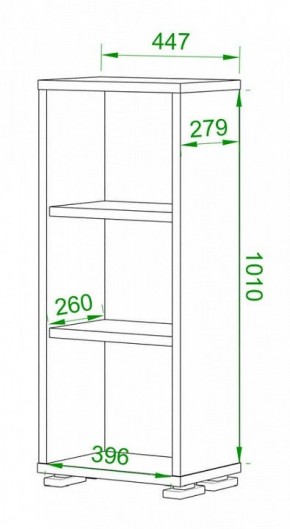 Стеллаж Домино нельсон ПУ-10-1 в Глазове - glazov.mebel24.online | фото 2