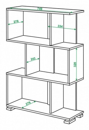 Стеллаж Домино нельсон СЛ-5-3 в Глазове - glazov.mebel24.online | фото 2