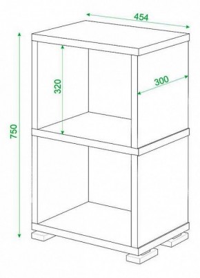 Стеллаж Домино СБ-15/2 в Глазове - glazov.mebel24.online | фото 2