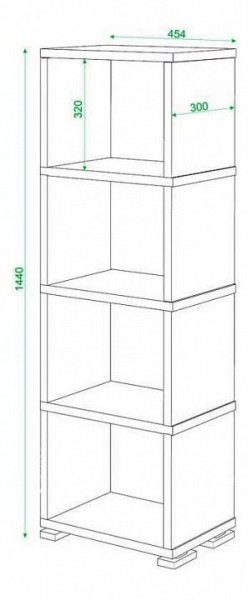 Стеллаж Домино СБ-15/4 в Глазове - glazov.mebel24.online | фото 3