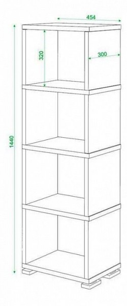 Стеллаж Домино СБ-15/4 в Глазове - glazov.mebel24.online | фото 3