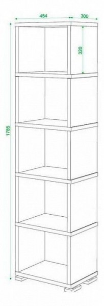 Стеллаж Домино СБ-15/5 в Глазове - glazov.mebel24.online | фото 3