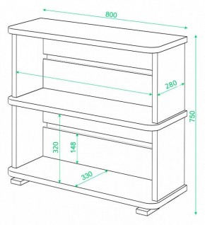 Стеллаж Домино СБ-25/2 в Глазове - glazov.mebel24.online | фото 3