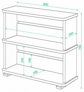 Стеллаж Домино СБ-25/2 в Глазове - glazov.mebel24.online | фото