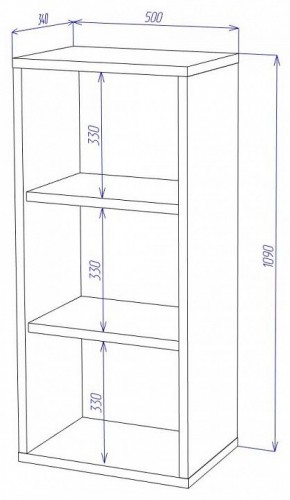 Стеллаж Домино СУ(ш1в1) в Глазове - glazov.mebel24.online | фото 2