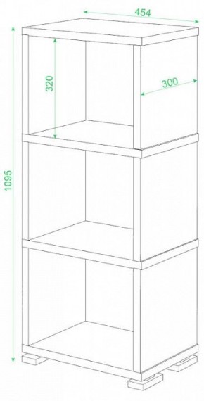 Стеллаж-колонка Домино Лайт СБ-15/3 в Глазове - glazov.mebel24.online | фото 2