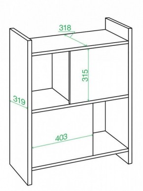 Стеллаж комбинированный Домино Лайт СТЛ-3Н в Глазове - glazov.mebel24.online | фото 3