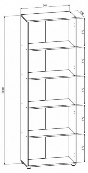 Стеллаж Офис ОФ-30 (открытый) в Глазове - glazov.mebel24.online | фото 2