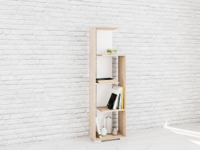 Стеллаж Ромео-6 Дуб сонома/Белый в Глазове - glazov.mebel24.online | фото