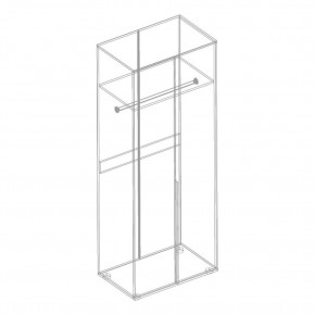 СТИЛ Шкаф 2-ств для одежды в Глазове - glazov.mebel24.online | фото 2