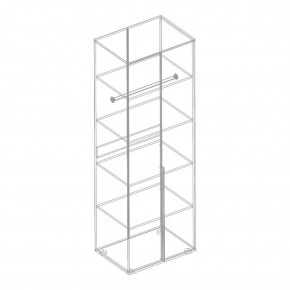 СТИЛ Шкаф 2-ств с полками в Глазове - glazov.mebel24.online | фото 2