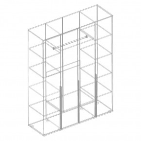 СТИЛ Шкаф 4-ств для одежды в Глазове - glazov.mebel24.online | фото 2
