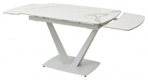 Стол ALATRI 120 GLOSS STATUARIO WHITE SOLID CERAMIC / WHITE, ®DISAUR в Глазове - glazov.mebel24.online | фото 9