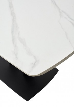 Стол ALATRI 120 MATT WHITE MARBLE SOLID CERAMIC / BLACK, ®DISAUR в Глазове - glazov.mebel24.online | фото 11