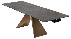 Стол ALES 180 BLACK GRAVE SOLID CERAMIC, керамика / бронзовый, ®DISAUR в Глазове - glazov.mebel24.online | фото 7