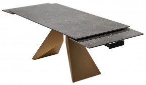 Стол ALES 180 BLACK GRAVE SOLID CERAMIC, керамика / бронзовый, ®DISAUR в Глазове - glazov.mebel24.online | фото 9