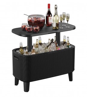 Стол Беви Бар (Bevy Bar Large Cool Bar), графит в Глазове - glazov.mebel24.online | фото 3