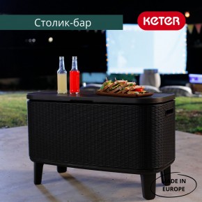 Стол Беви Бар (Bevy Bar Large Cool Bar), коричневый в Глазове - glazov.mebel24.online | фото 4