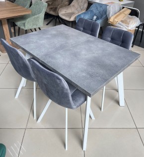 Стол BRICK M 140 Бетон Портленд/ Белый М-City в Глазове - glazov.mebel24.online | фото 2