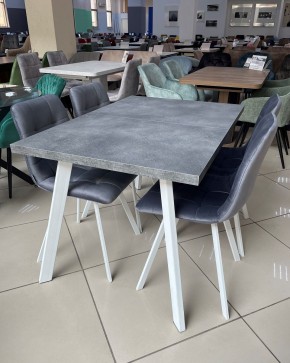 Стол BRICK M 140 Бетон Портленд/ Белый М-City в Глазове - glazov.mebel24.online | фото 3
