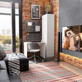 Стол КАСТОР письменный 80х50, цвет белый в Глазове - glazov.mebel24.online | фото