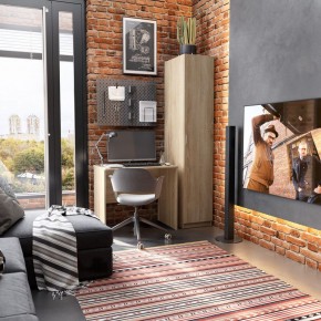 Стол КАСТОР письменный 80х50, цвет Дуб Сонома в Глазове - glazov.mebel24.online | фото 3