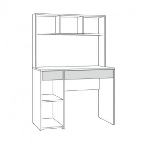 Стол компьютерный 12.77 F Комфорт (Сатин 7045 PE) в Глазове - glazov.mebel24.online | фото 3