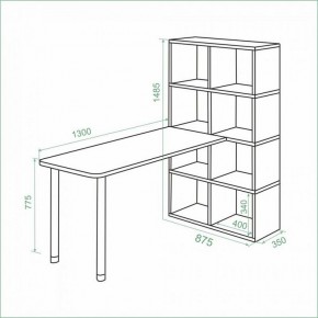 Стол компьютерный Bartolo в Глазове - glazov.mebel24.online | фото 2