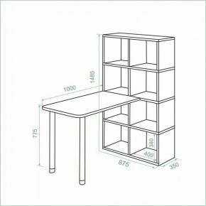 Стол компьютерный Bartolo в Глазове - glazov.mebel24.online | фото 2