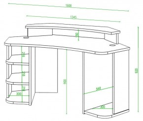 Стол компьютерный Домино Lite СК-160 в Глазове - glazov.mebel24.online | фото 2