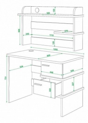 Стол компьютерный Домино нельсон СД-15 в Глазове - glazov.mebel24.online | фото 3