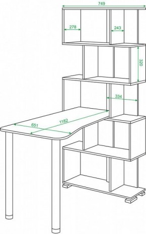 Стол компьютерный Домино нельсон СЛ-5СТ-2 в Глазове - glazov.mebel24.online | фото 2