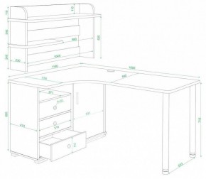 Стол компьютерный Домино нельсон СР-165М в Глазове - glazov.mebel24.online | фото 2