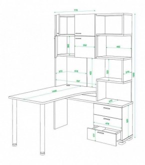 Стол компьютерный Домино нельсон СР-500М140 в Глазове - glazov.mebel24.online | фото 3