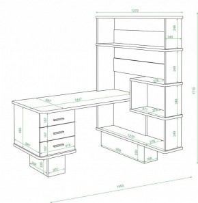 Стол компьютерный Домино нельсон СР-520 в Глазове - glazov.mebel24.online | фото 2