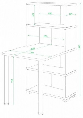 Стол компьютерный Домино СБ-10М/4 в Глазове - glazov.mebel24.online | фото 2