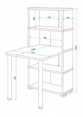 Стол компьютерный Домино СБ-10М4 в Глазове - glazov.mebel24.online | фото 3