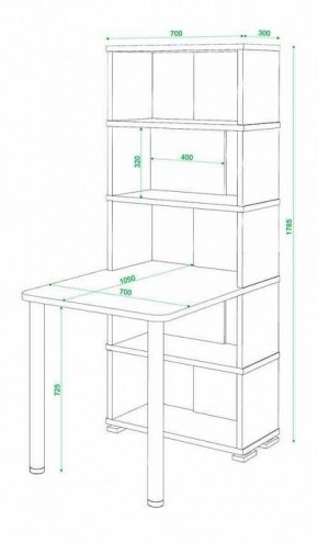 Стол компьютерный Домино СБ-10М5 в Глазове - glazov.mebel24.online | фото 4