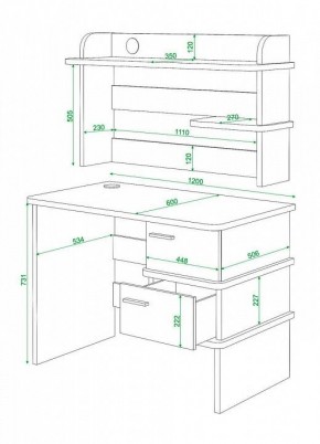 Стол компьютерный Домино СД-15 в Глазове - glazov.mebel24.online | фото 3