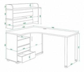 Стол компьютерный Домино СР-145М в Глазове - glazov.mebel24.online | фото 5