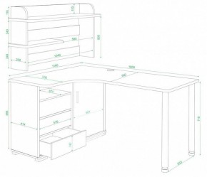 Стол компьютерный Домино СР-145М в Глазове - glazov.mebel24.online | фото 2