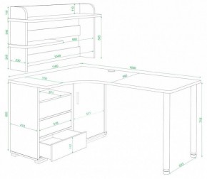 Стол компьютерный Домино СР-145М в Глазове - glazov.mebel24.online | фото 2