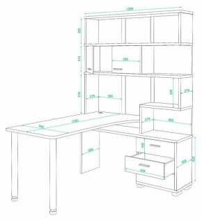 Стол компьютерный Домино СР-420/130 в Глазове - glazov.mebel24.online | фото 2